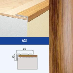 Profil AL schodový samolepiaci 25x10 mm, fólia Frézia, dl. 2,7 m, A31 EFFECTOR