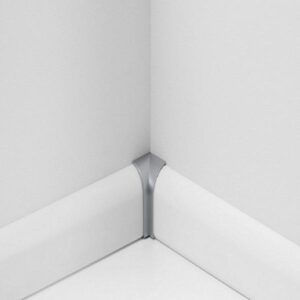 Prvky Parador k lište SL2, typ 2, Striebro Roh vnútorný 341507 (2 ks/bal)