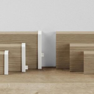 Prvky Parador k lište SL3, SL5, SL18, typ 2, Biele 1602611 Spojka (2 ks/bal)