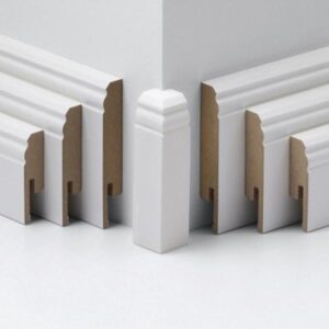 Prvky Parador k lište HL 1, HL 2, HL 3, typ 2, Biele 1739850 Roh vonkajší (2 ks/bal)