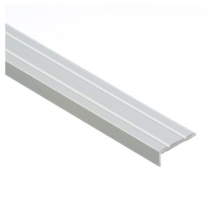 Profil AL schodový "L" 25x10 mm, elox Striebro 01, 2,7 m, samolepiaci, LSW10K Cezar