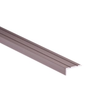 Profil AL schodový "L" 25x20 mm, elox Šampaň 03, 2,7 m, samolepiaci, LSW20K Cezar