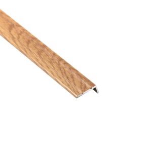 Profil AL schodový "L" 25x10 mm, fólia Dub ušľachtilý 19, 2,7 m, samolepiaci, LSW10K Cezar