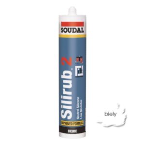 Silikón Soudal Silirub 2 biely 310 ml neutrálny OXIM (EAN 5411183008274)