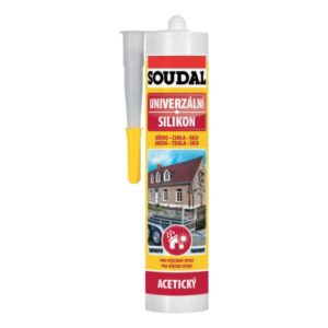 Silikón Soudal univerzálny transparent 280 ml acetátový (EAN 5411183008076)