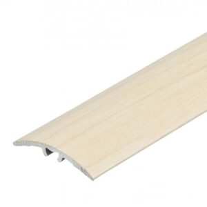 Profil AL prechodový 30 mm, fólia Dub biely 13, 2,7 m, narážací oblý, LW30 Cezar