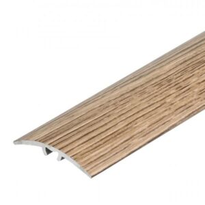 Profil AL prechodový 30 mm, fólia Dub hlina 14, 2,7 m, narážací oblý, LW30 Cezar