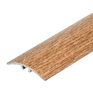 Profil AL prechodový 30 mm, fólia Dub pálený 17, 2,7 m, narážací oblý, LW30 Cezar