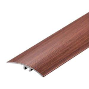 Profil AL prechodový 30 mm, fólia Mahagón 10, 2,7 m, narážací oblý, LW30 Cezar