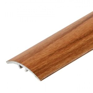 Profil AL prechodový 30 mm, fólia Orech zlatý 23, 2,7 m, narážací oblý, LW30 Cezar