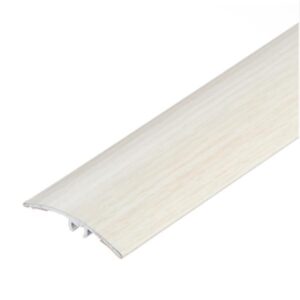 Profil AL prechodový 50 mm, fólia Dub biely 13, 2,7 m, narážací oblý, LW50 Cezar