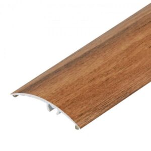 Profil AL prechodový 50 mm, fólia Orech zlatý 23, 2,7 m, narážací oblý, LW50 Cezar