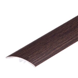 Profil AL prechodový 50 mm, fólia Wenge 25, 2,7 m, narážací oblý, LW50 Cezar