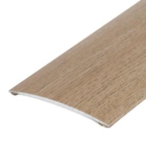 Profil AL prechodový 80 mm, fólia Dub svetlý 15, 1 m, samolepiaci oblý, LPO80K Cezar