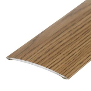 Profil AL prechodový 80 mm, fólia Dub 12, 1 m, samolepiaci oblý, LPO80K Cezar