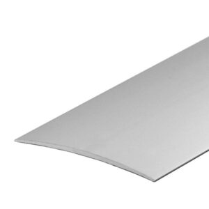 Profil AL prechodový 80 mm, elox Striebro 01, 2 m, samolepiaci oblý, LPO80K Cezar