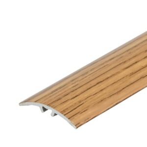 Profil AL prechodový 37 mm, fólia Dub 12, 2,79 m, samolepiaco-narážací oblý, LW375w1 Cezar