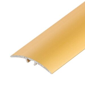 Profil AL prechodový 37 mm, elox Zlato 02, 2,79 m, samolepiaco-narážací oblý, LW375w1 Cezar