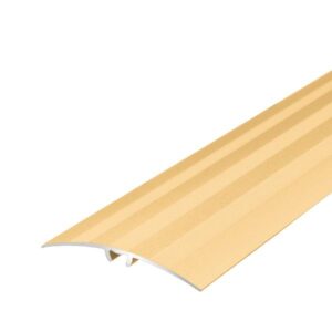 Profil AL prechodový 47 mm, elox Zlato 02, 0,93 m, samolepiaco-narážací oblý, LW475w1 Cezar