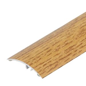 Profil AL prechodový 37 mm, fólia Dub prírodný 16, 2,79 m, samolepiaco-narážací oblý, LW375w1 Cezar