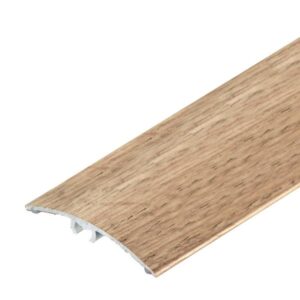 Profil AL prechodový 37 mm, fólia Dub svetlý 15, 2,79 m, samolepiaco-narážací oblý, LW375w1 Cezar