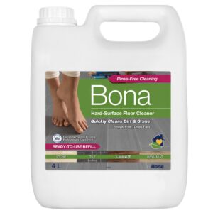 Čistič Bona na laminátové podlahy a dlaždice 4 L náhradná náplň na Spray mop