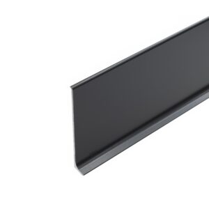 Lišta soklová Cezar LP80 Sivá tmavá RAL7021 celohliníková 80x10x2500 mm