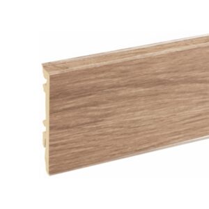 Lišta soklová PVC Cezar MASTERLINE 80 Čajová hnedá (473) 81,5x17,2x2200 mm