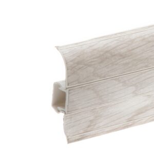 Lišta soklová PVC Cezar PREMIUM Classic Jaseň Baltimore M142 59x22x2200 mm