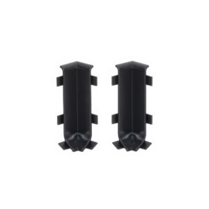 Prvky Cezar LP59 Sivá tmavá RAL7021 - Roh vnútorný k AL soklovej lište 59 mm (2 ks/bal)