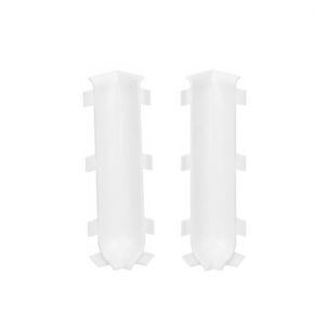 Prvky Cezar LP80 Biela RAL9003 - Roh vnútorný k AL soklovej lište 80 mm (2 ks/bal)