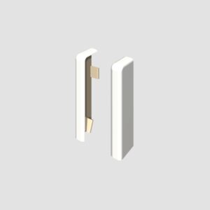Prvky Egger 58 "cubical" Universal biele - Ukončenie ľavé+pravé 1839872 (1+1 ks/bal)