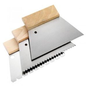 Stierka Bona na lepidlo na parkety stredná, ozubenie B10, šírka 18 cm (spotreba 1000 g/m2)