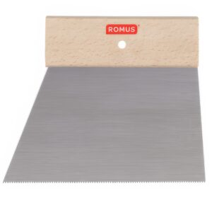 Stierka Romus na lepidlo na SPC, vinyl a PVC, ozubenie B2, šírka 250 mm, 93085