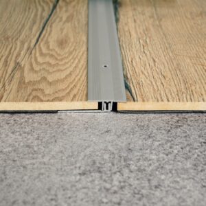 Profil AL prechodový Egger 34 mm, elox Striebro, 1 m, skrutkovací na podlahy hr. 6,5-16 mm, Typ 101 - 1483066