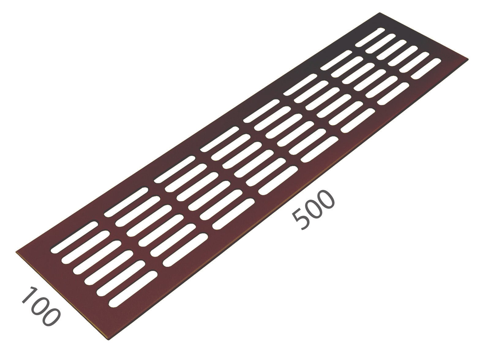 SRL - ALFA vetracia mriežka 100 x 500 mm