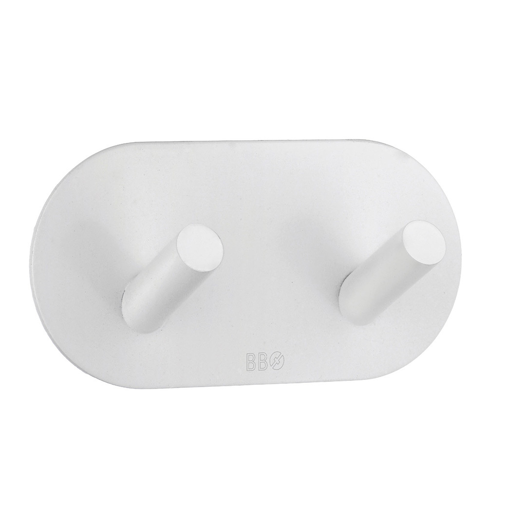 SO - BB - BX1091 - Samolepiaci vešiak na uteráky dvojitý