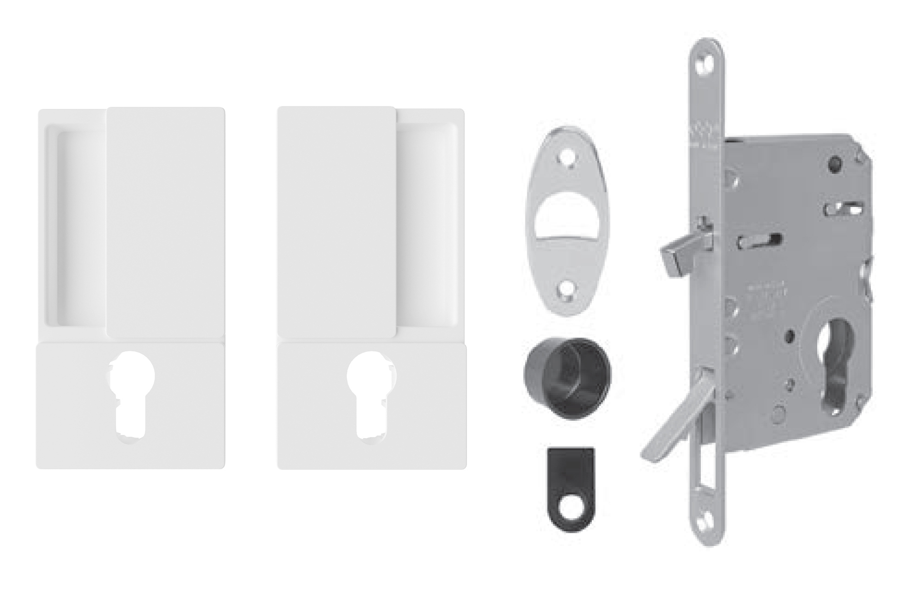 AGB - Set na posuvné dvere WAVE - HR PZ