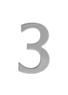 SO - BB - B983 - DOMOVÁ ČÍSLICA "3" - 50 mm - nalepovacia