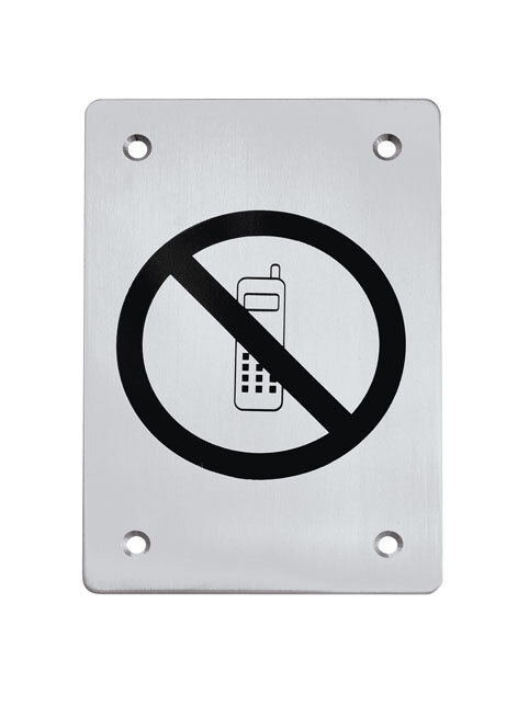 TI - Piktogram "Zákaz telefonovať" - hranatý