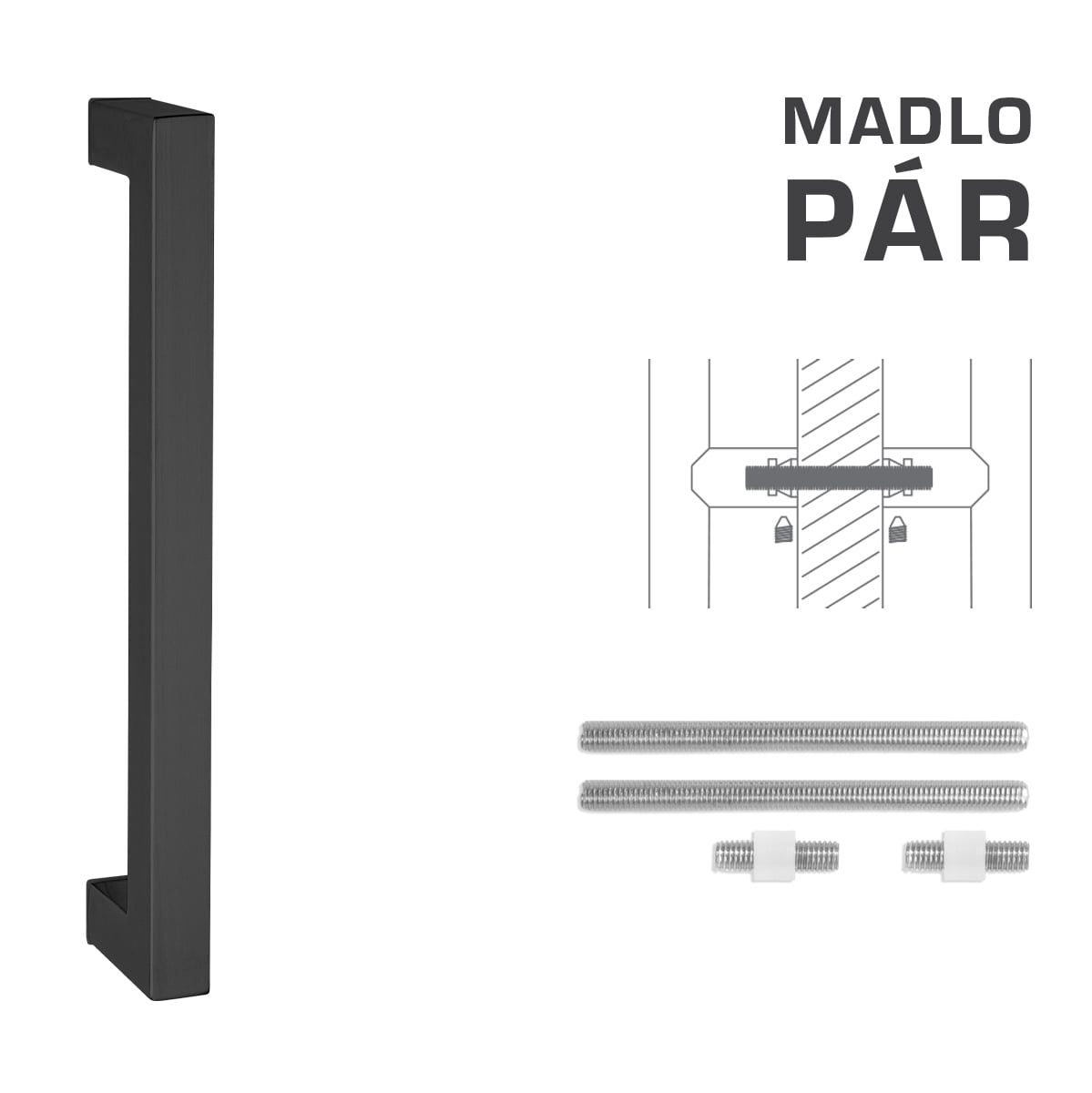 FT - MADLO kód K02K 25x25 mm UN pár