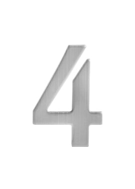 SO - BB - B984 - DOMOVÁ ČÍSLICA "4" - 50 mm - nalepovacia