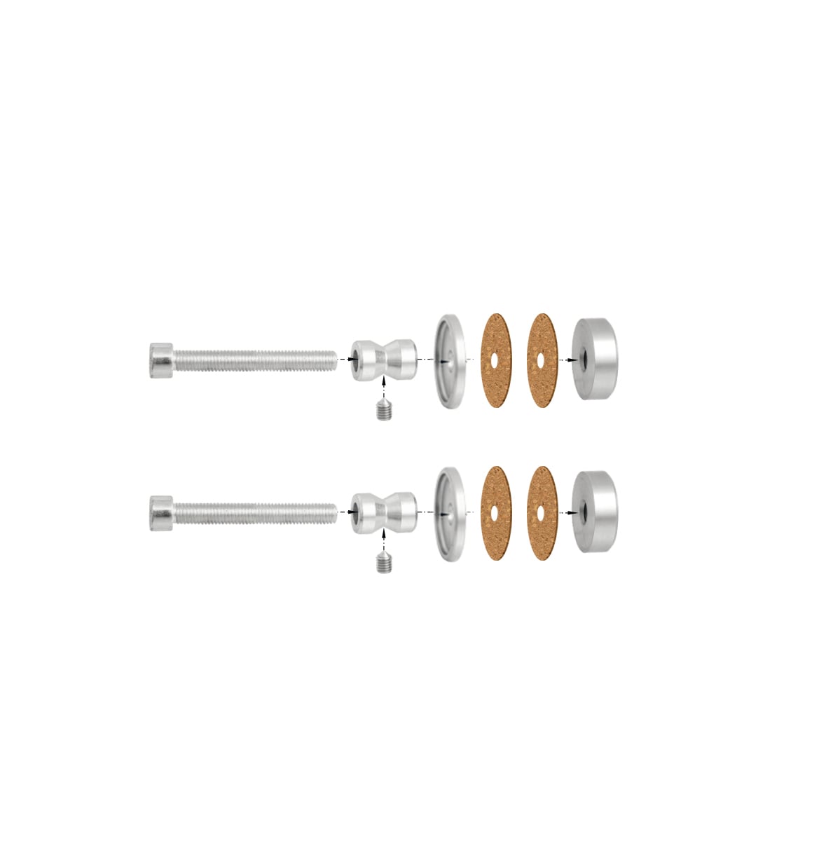 WA - Spojovací materiál WA/C - S pre MADLO ks SKLO