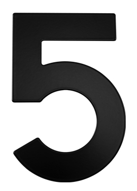 SS - DOMOVÁ ČÍSLICA "5" - 152 mm