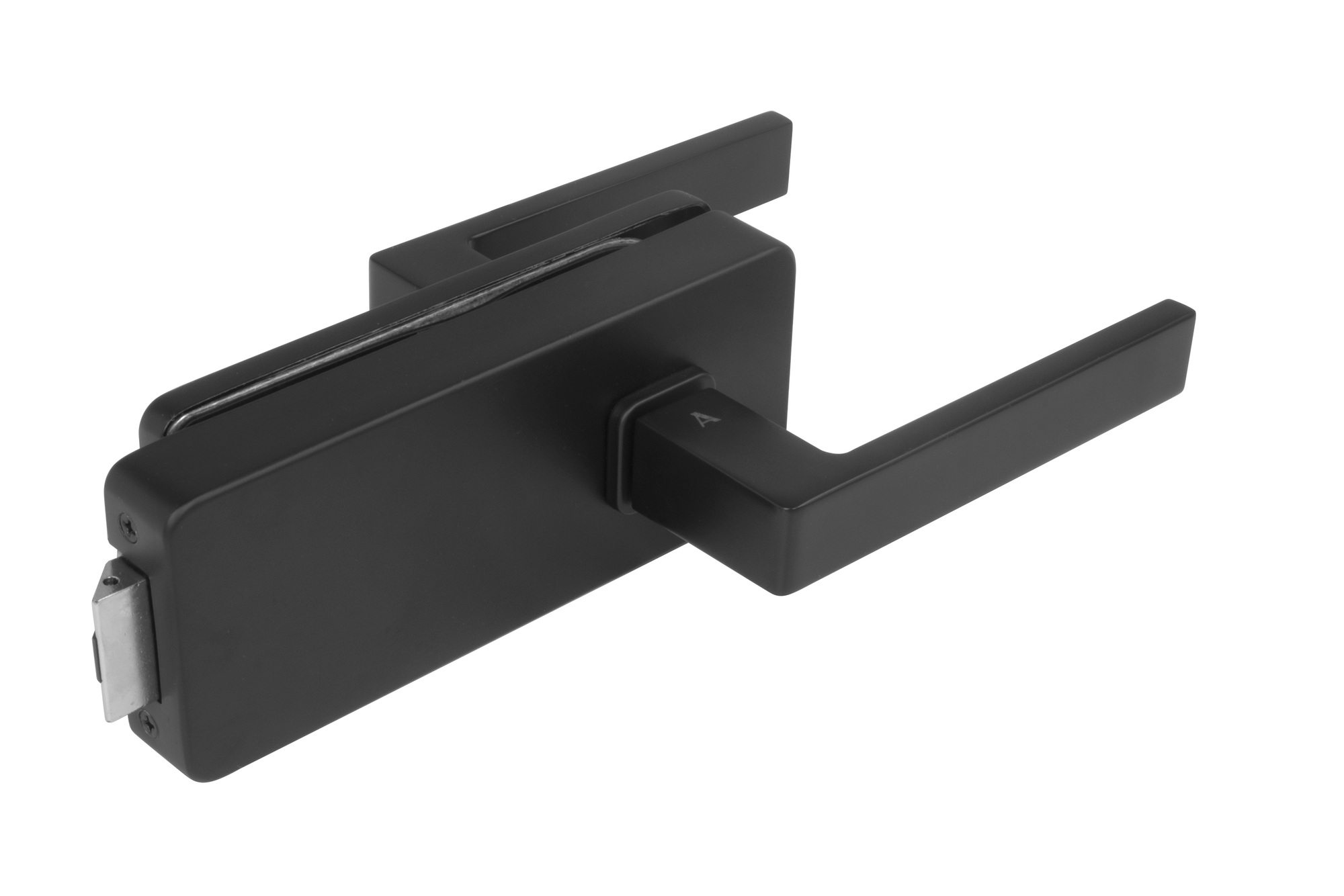 MPK - UNIQUE R8 - ZÁMOK na sklo s kľučkou STELLA - bez otvoru zadný