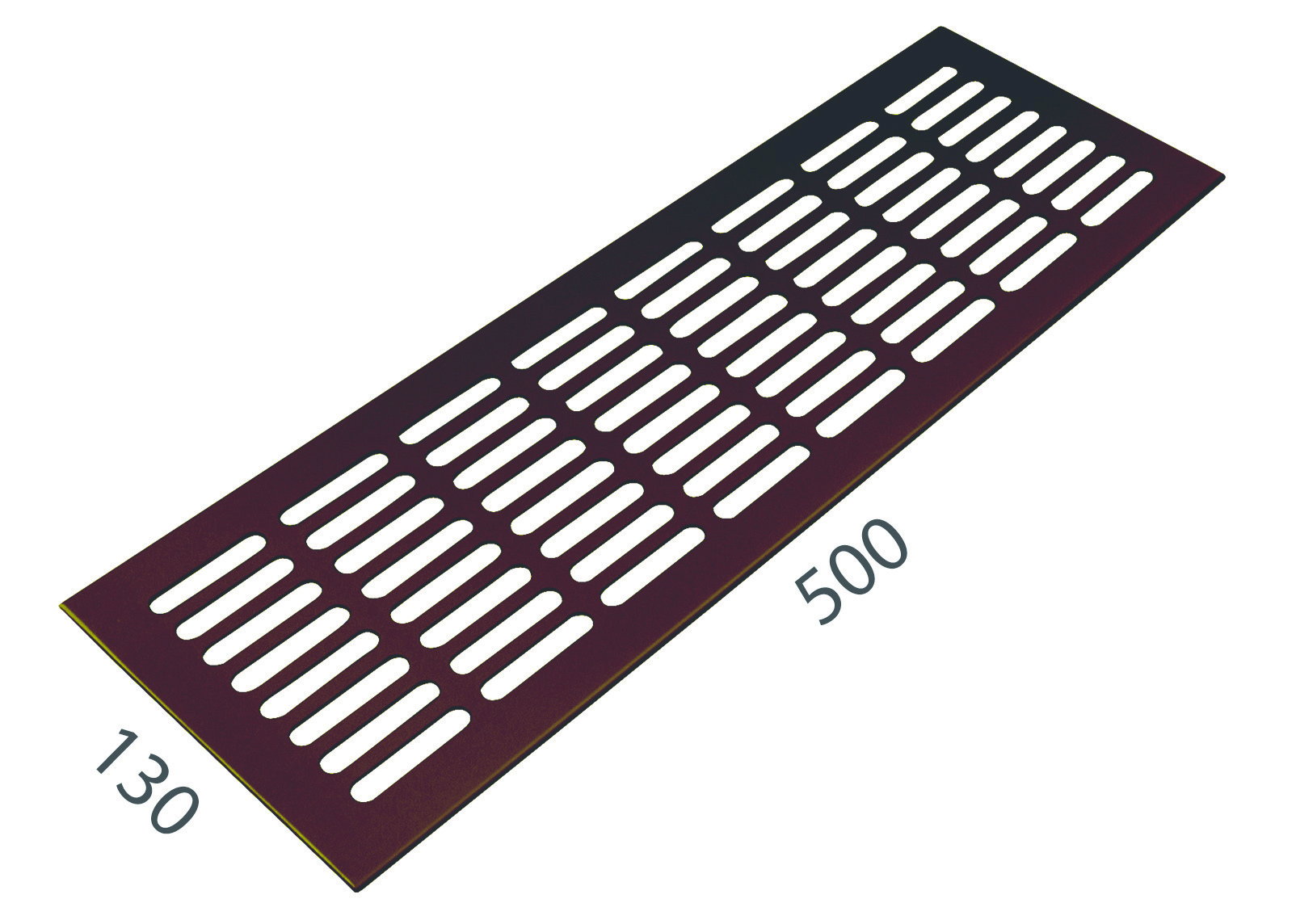 SRL - ALFA vetracia mriežka 130 x 500 mm