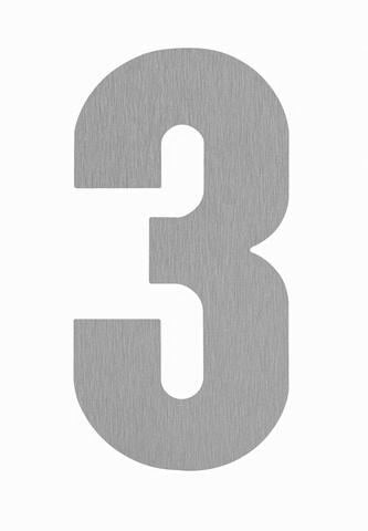 SRA - DOMOVÁ ČÍSLICA "3"  - 160 mm