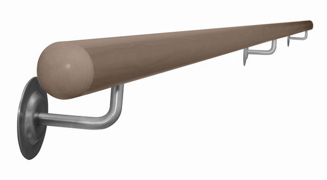 LR - Drevené schodiskové lakované madlo