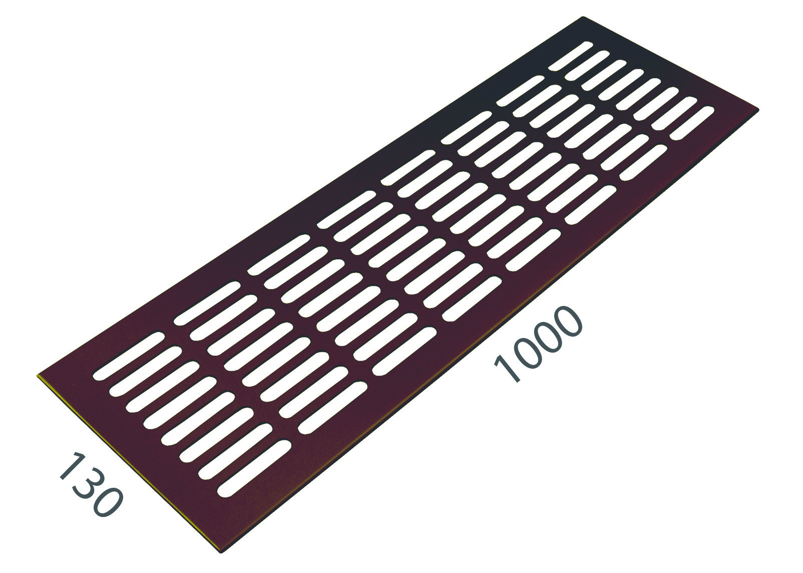 SRL - ALFA vetracia mriežka 130 x 1000 mm
