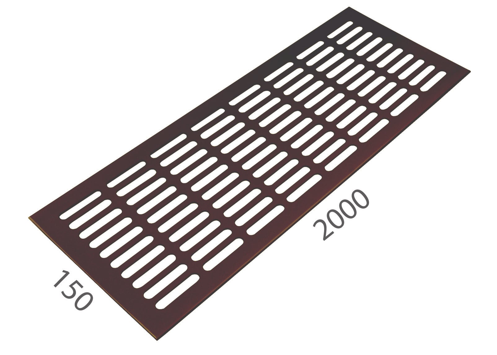 SRL - ALFA vetracia mriežka 150 x 2000 mm